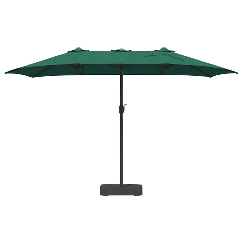 Sodo skėtis Žalia 385 x 209 x 244 cm Poliesteris ir plienas