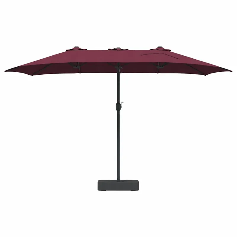 Sodo skėtis Bordo raudona 385 x 209 x 244 cm