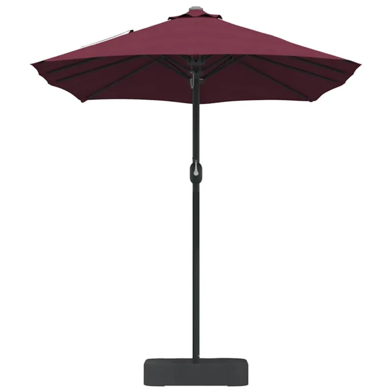 Sodo skėtis Bordo raudona 385 x 209 x 244 cm