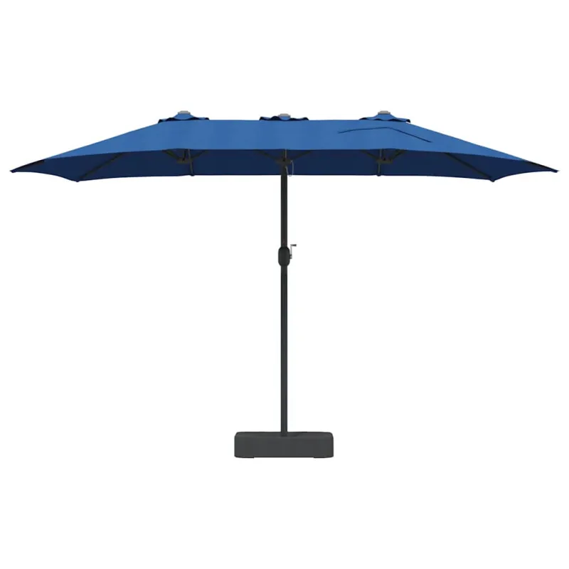 Sodo skėtis Azurblau 385 x 209 x 244 cm Poliesteris ir plienas