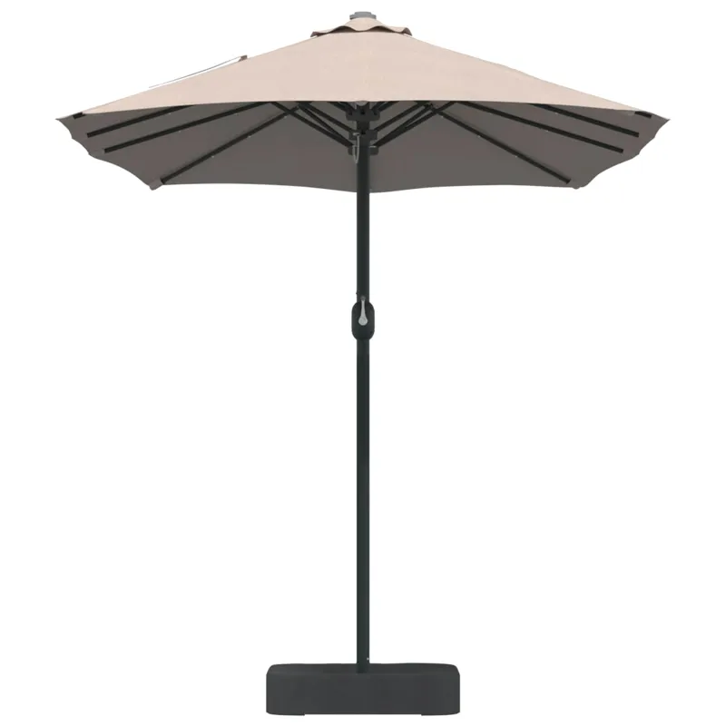 Sodo skėtis Taupe 385 x 209 x 244 cm Poliesteris