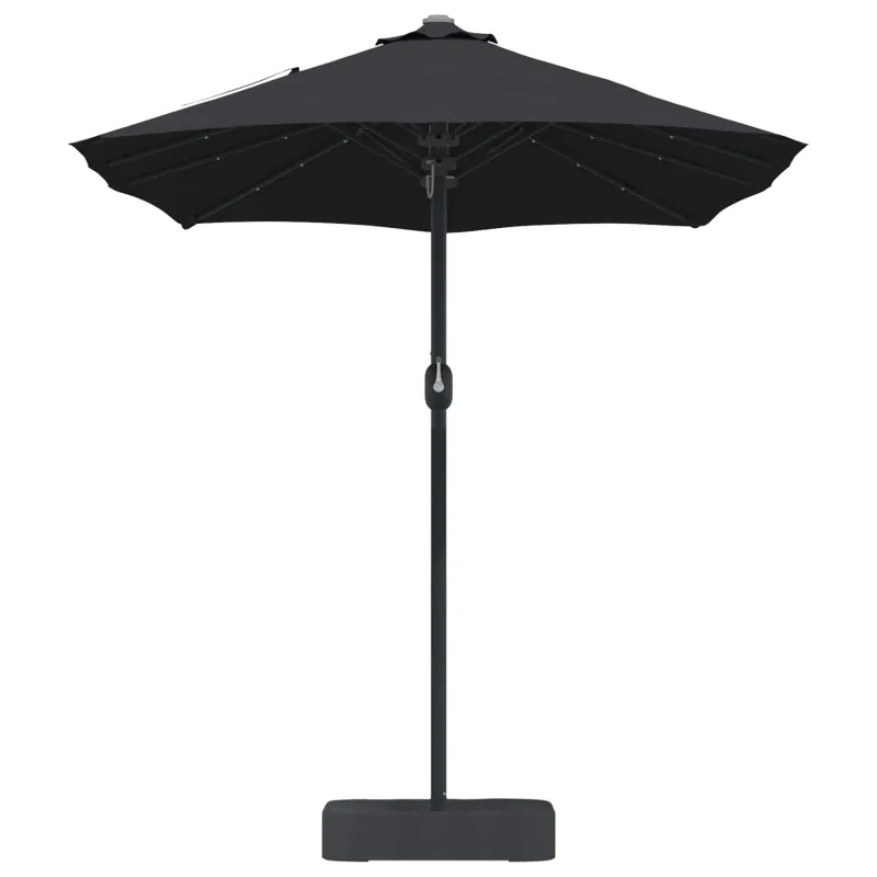 Sodo skėtis Juoda 385 x 209 x 244 cm Poliesteris