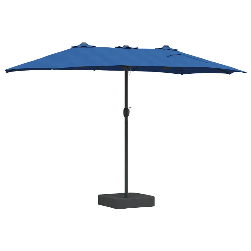Sodo skėtis Azurblau 385 x 209 x 244 cm Poliesteris