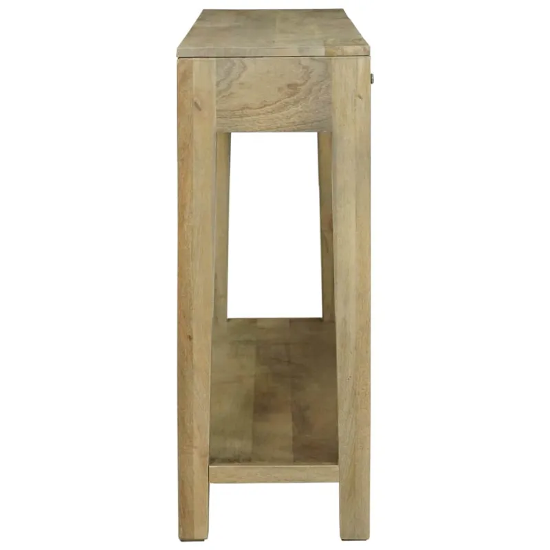 Konsolinis stalas su stalčių Natūraliai pilkas 110 x 30 x 80 cm