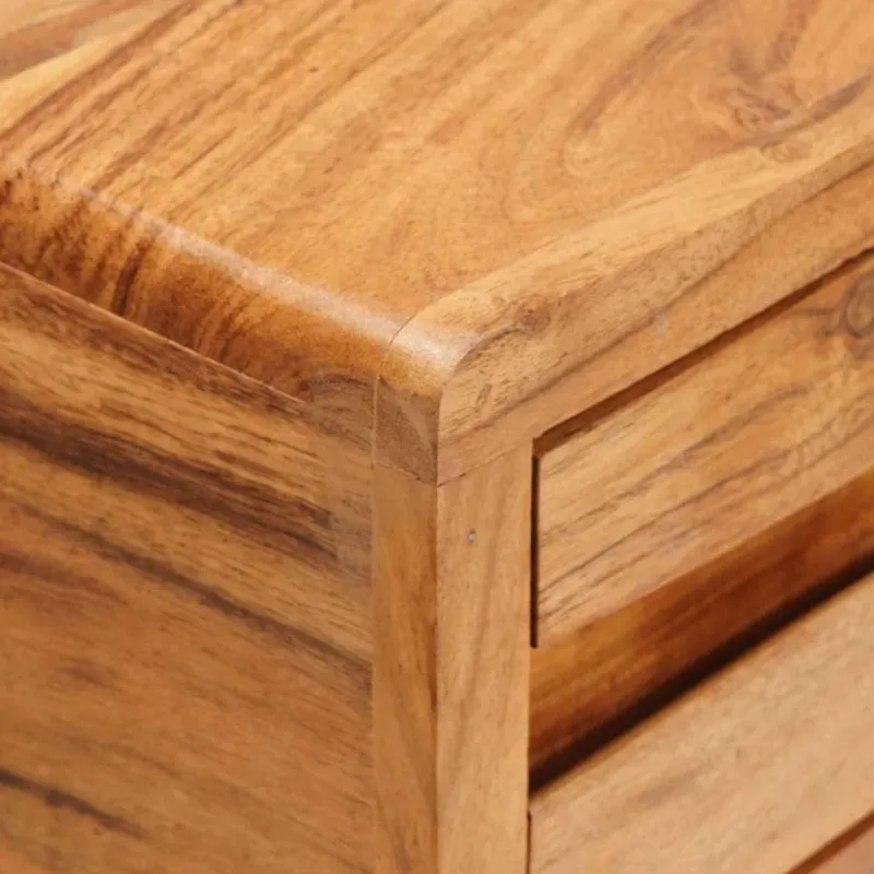 Konsolinis stalas Ruda 110 x 30 x 80 cm Kietos akacijos mediena