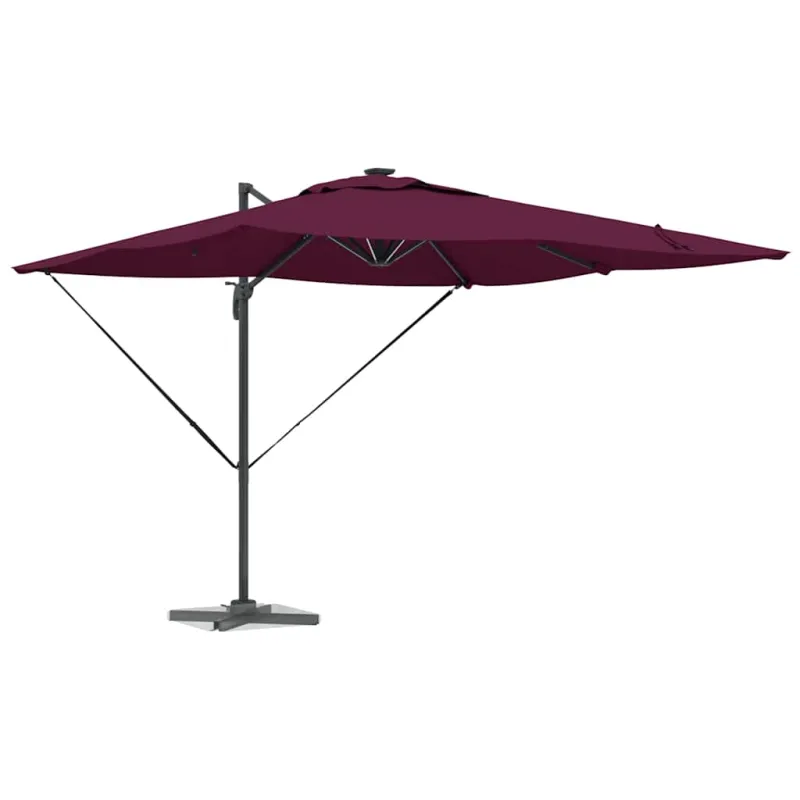 Skėtis nuo saulės Bordo raudona 286 x 284 x 270 cm