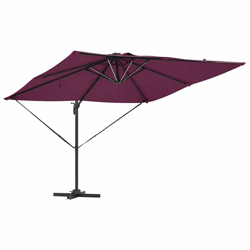 Skėtis nuo saulės Bordo raudona 286 x 284 x 270 cm