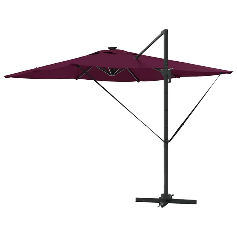Skėtis nuo saulės Bordo raudona 286 x 284 x 270 cm