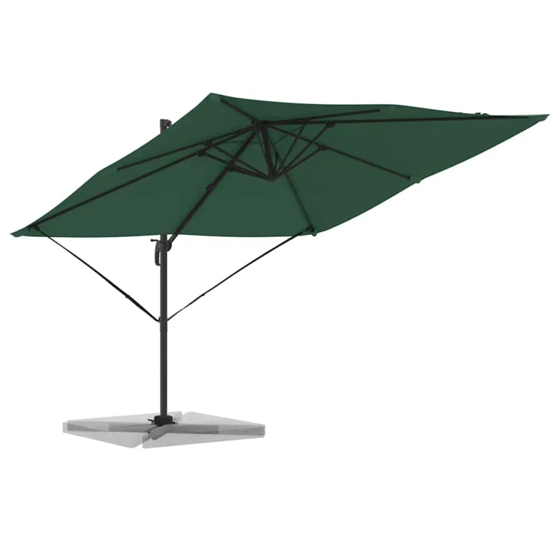 Roma Parasol Žalia 286 x 284 x 265 cm Aliuminis ir poliesteris