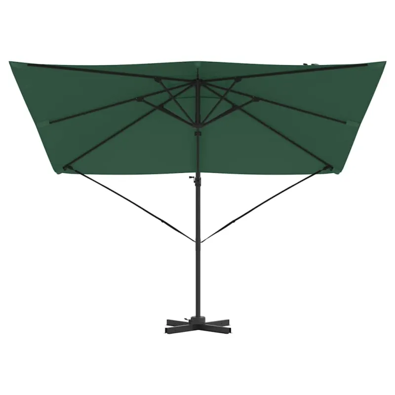 Roma Parasol Žalia 286 x 284 x 265 cm Aliuminis ir poliesteris