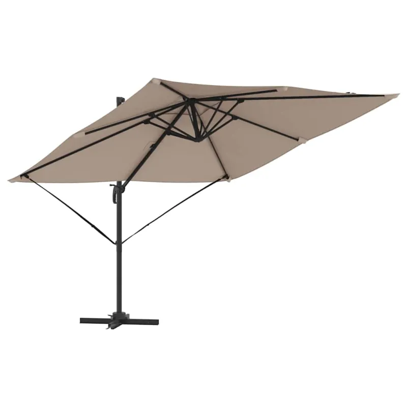 Roma Parasol Taupe 286 x 284 x 265 cm Aliuminis ir poliesteris