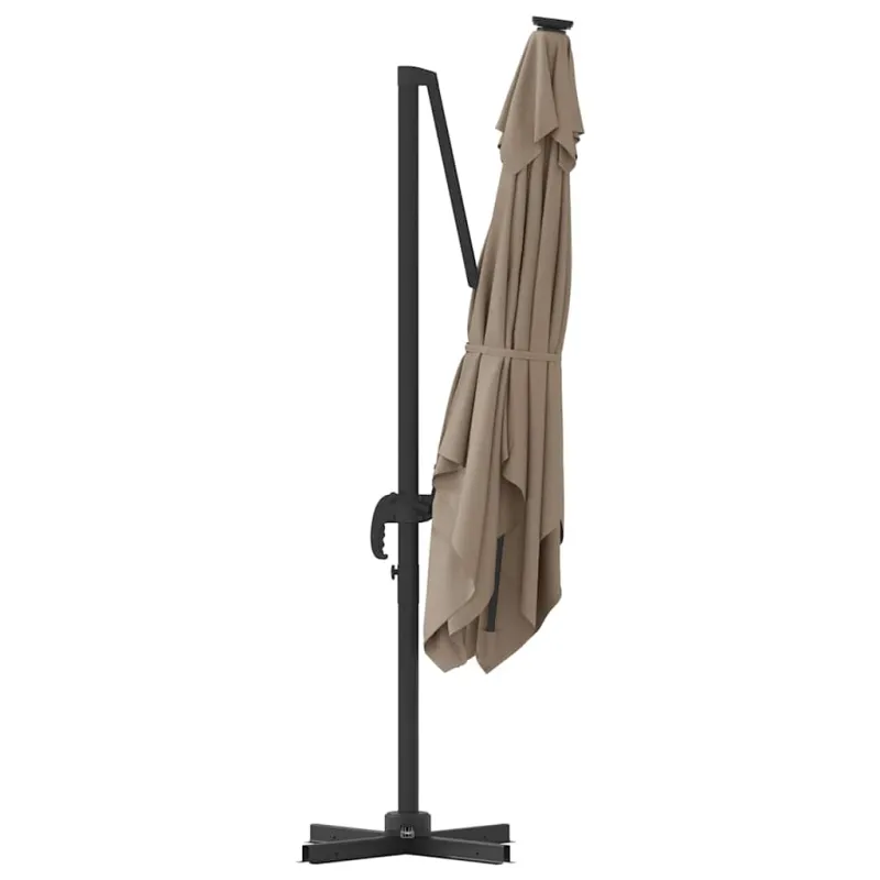 Roma Parasol Taupe 286 x 284 x 265 cm Aliuminis ir poliesteris
