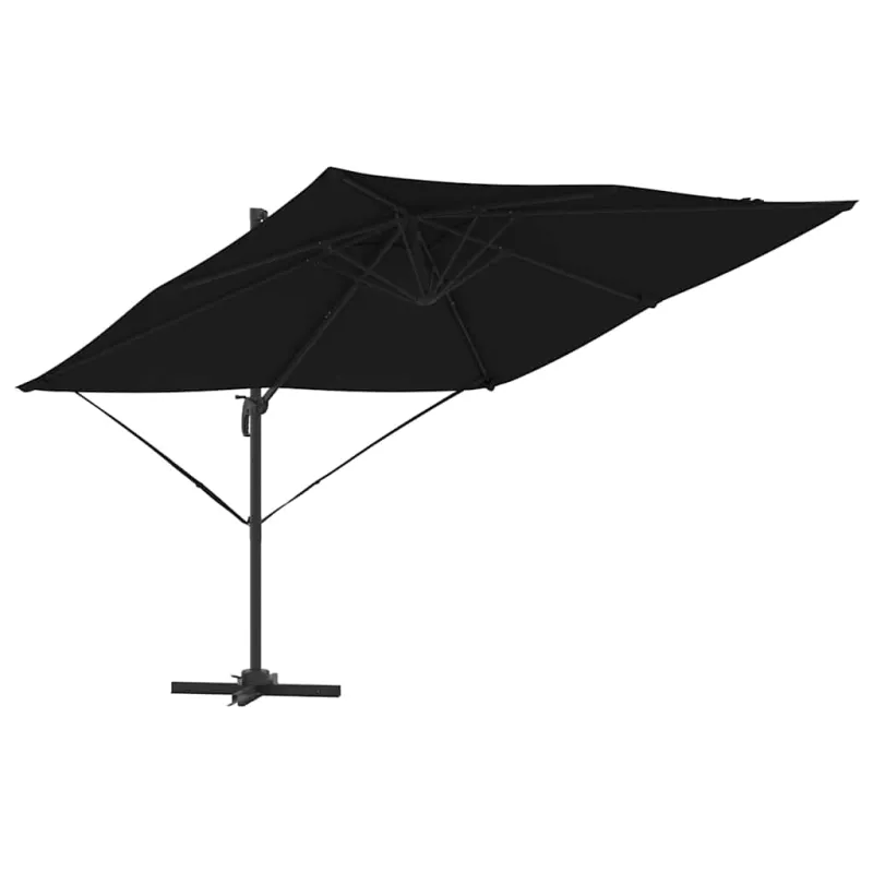 Roma Parasol Juoda 286 x 284 x 265 cm Aliuminis ir poliesteris