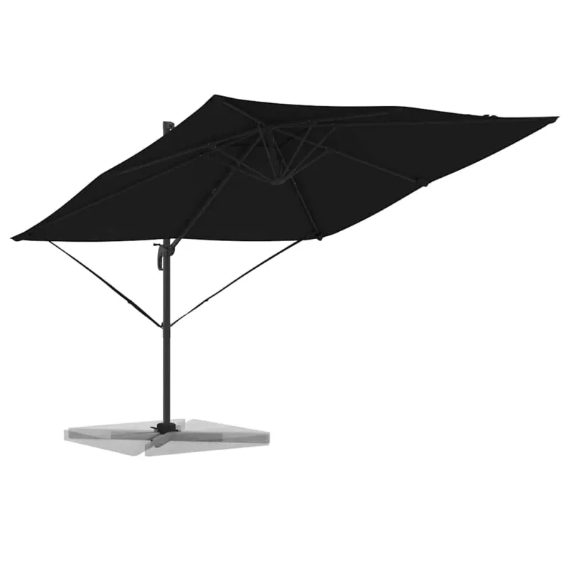 Roma Parasol Juoda 286 x 284 x 265 cm Aliuminis ir poliesteris
