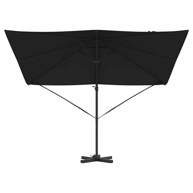 Roma Parasol Juoda 286 x 284 x 265 cm Aliuminis ir poliesteris