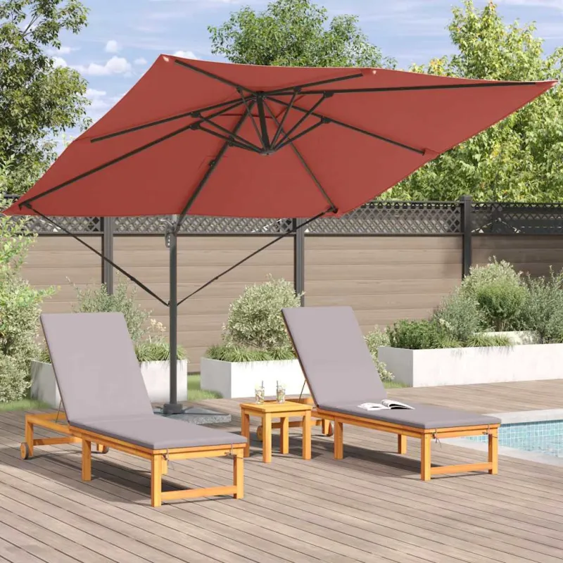 Roma Parasol Raudona 286 x 284 x 265 cm