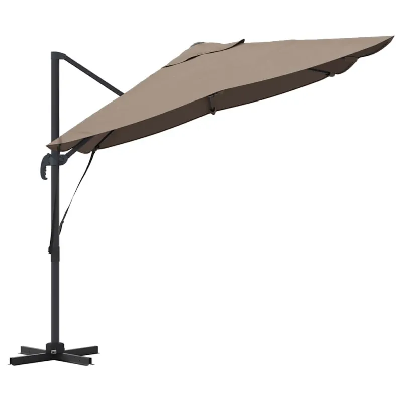 Skėtis nuo saulės Taupe 351 x 250 x 260 cm