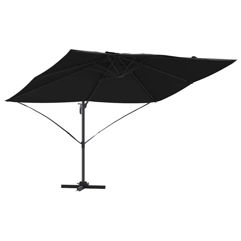 Skėtis nuo saulės Juoda 351 x 250 x 260 cm