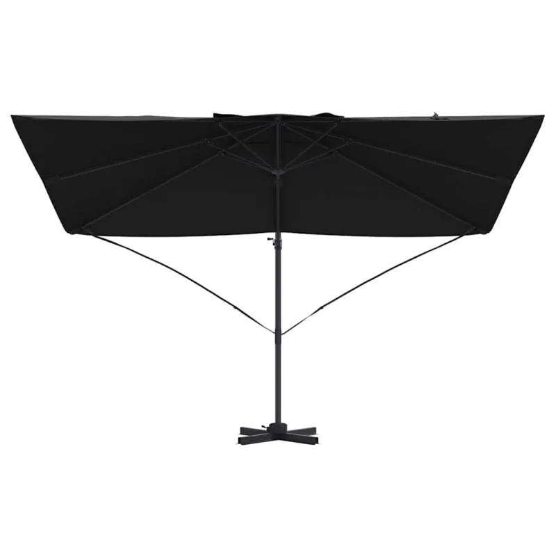 Skėtis nuo saulės Juoda 351 x 250 x 260 cm