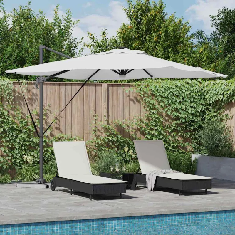 Roma Parasol Smėlio 286 x 284 x 270 cm Aliuminis ir poliesteris