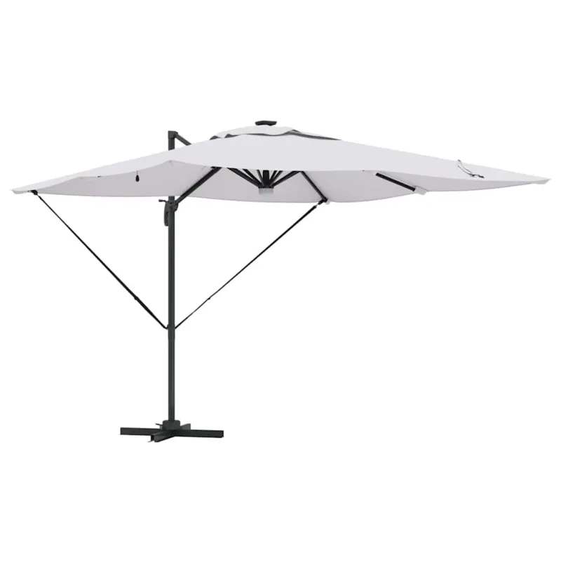 Roma Parasol Smėlio 286 x 284 x 270 cm Aliuminis ir poliesteris