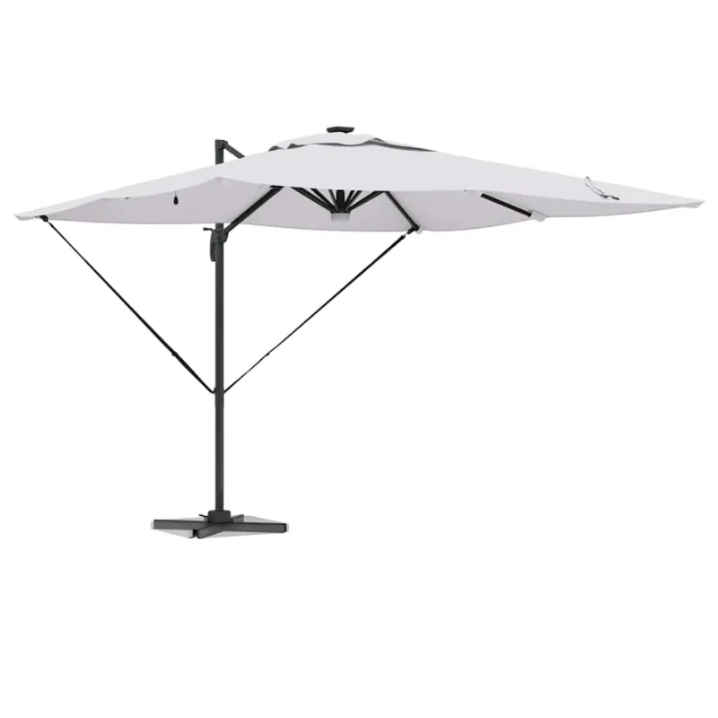 Roma Parasol Smėlio 286 x 284 x 270 cm Aliuminis ir poliesteris