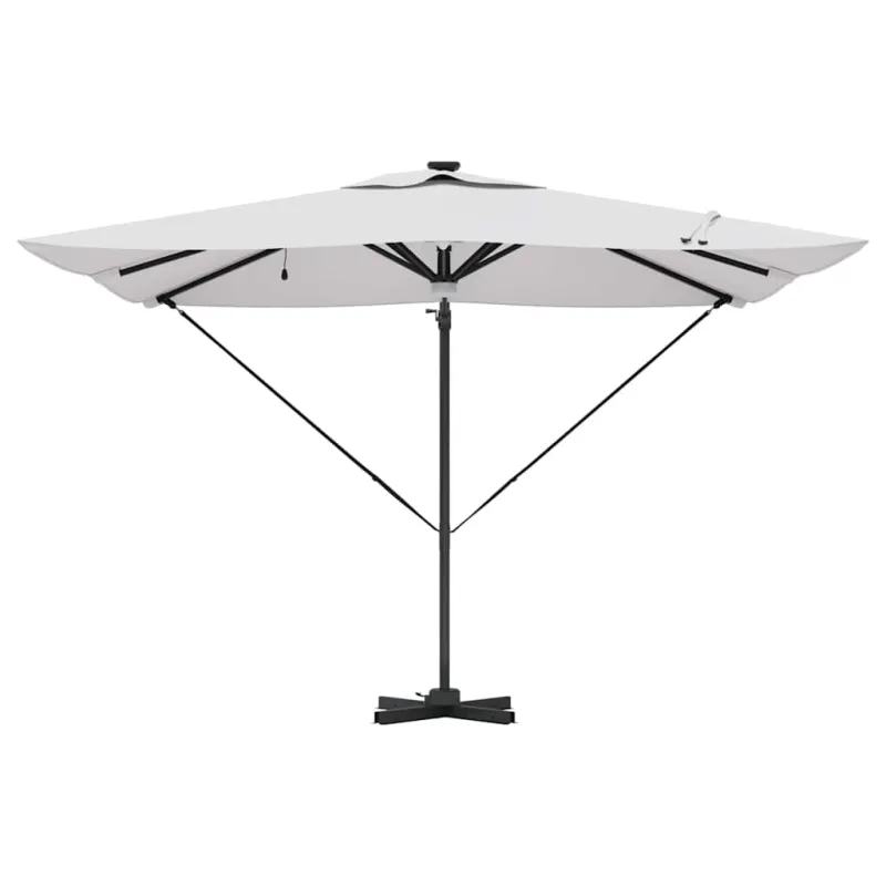 Roma Parasol Smėlio 286 x 284 x 270 cm Aliuminis ir poliesteris