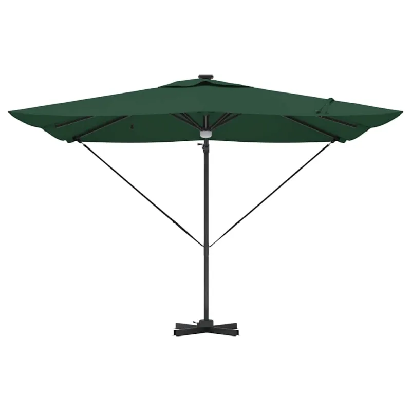Roma Parasol Žalia 286 x 284 x 270 cm Aliuminis ir poliesteris