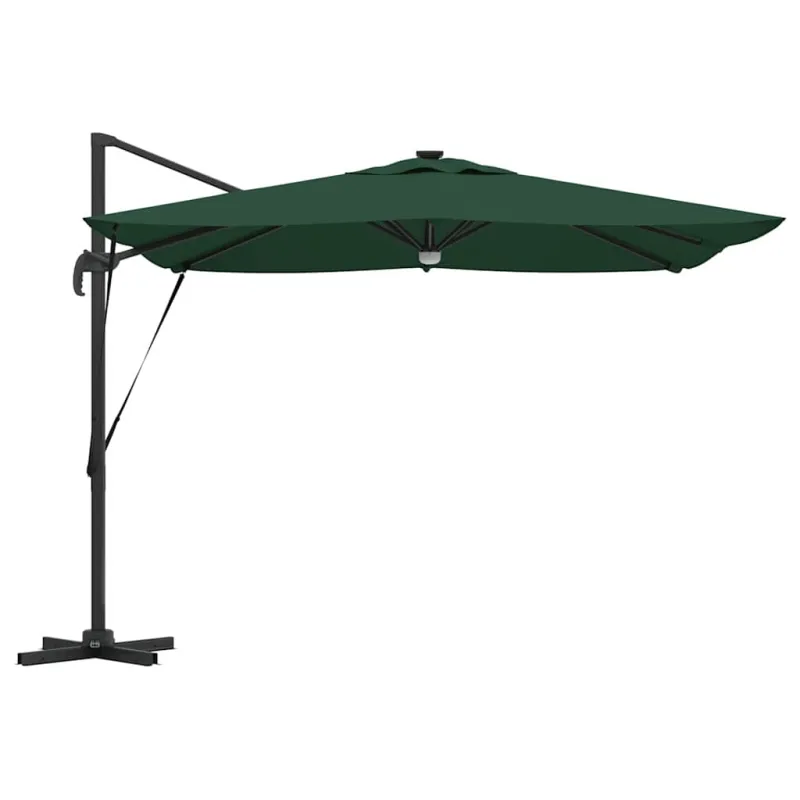 Roma Parasol Žalia 286 x 284 x 270 cm Aliuminis ir poliesteris