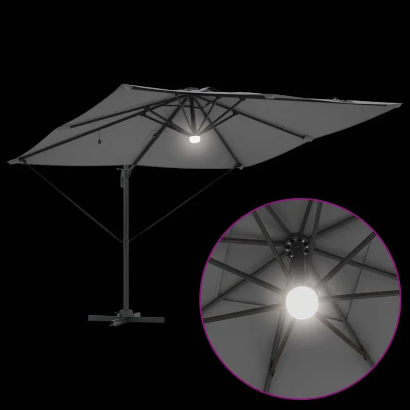 Roma Parasol Antracitas 286 x 284 x 270 cm