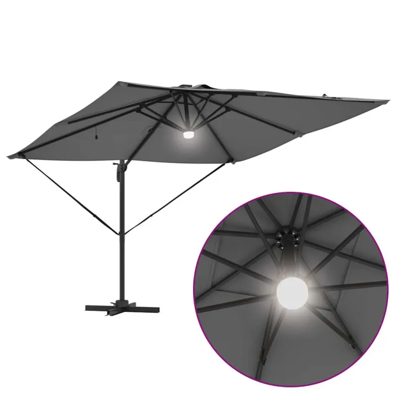Roma Parasol Antracitas 286 x 284 x 270 cm