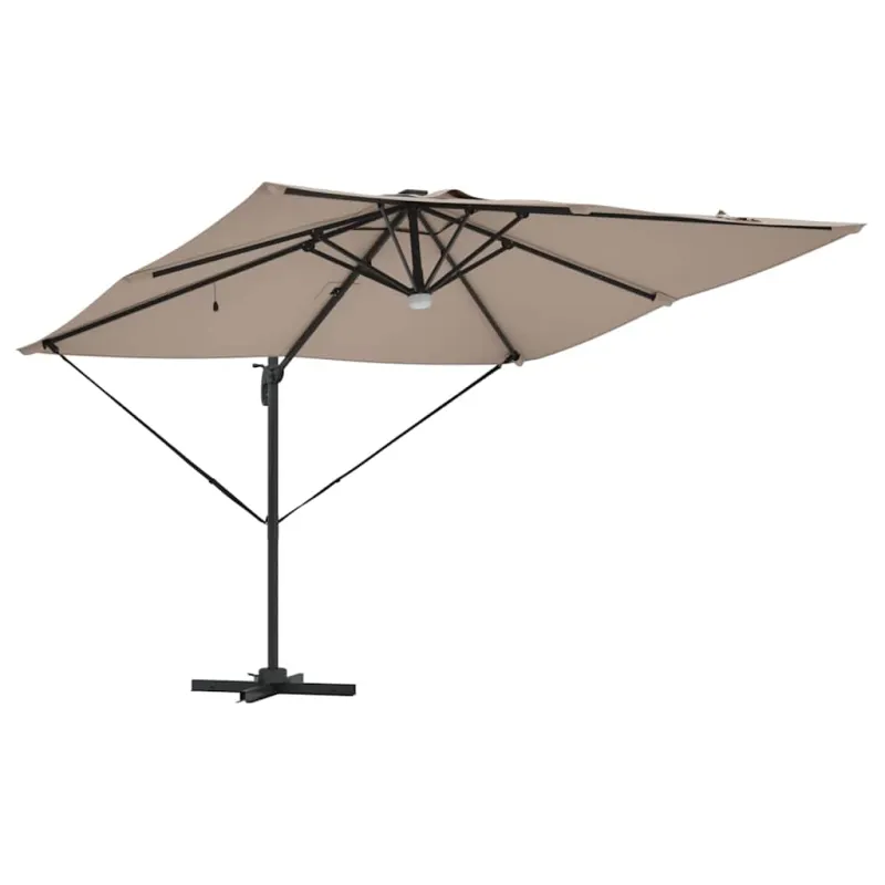 Roma Parasol Taupe 286 x 284 x 270 cm Aliuminis ir poliesteris