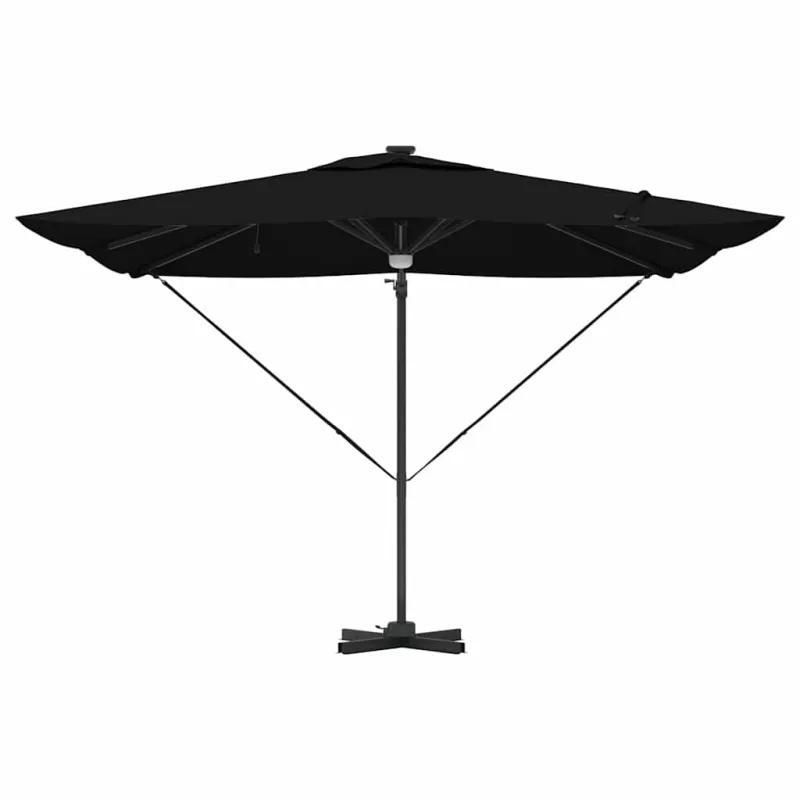 Roma Parasol Juoda 286 x 284 x 270 cm Aliuminis ir poliesteris