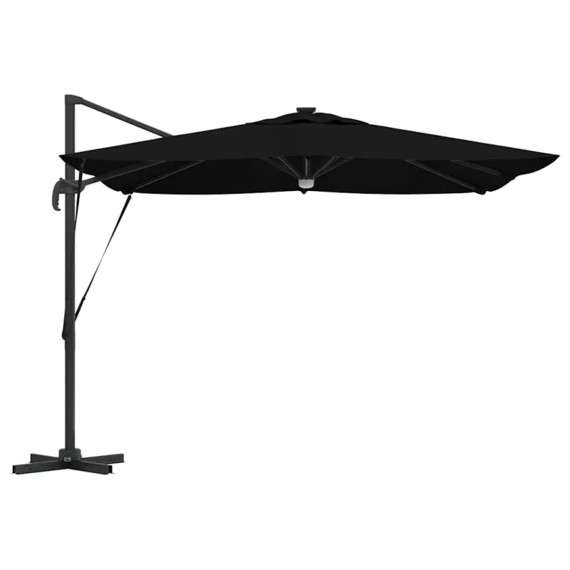 Roma Parasol Juoda 286 x 284 x 270 cm Aliuminis ir poliesteris