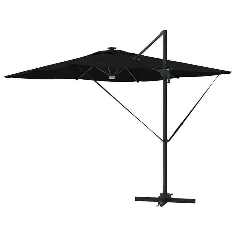 Roma Parasol Juoda 286 x 284 x 270 cm Aliuminis ir poliesteris