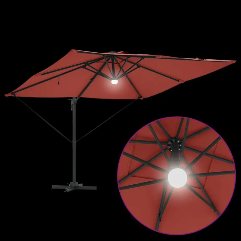 Roma Parasol Raudona 286 x 284 x 270 cm