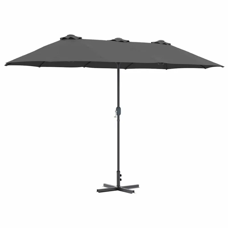 Sodo skėtis Antracitas 370 x 197 x 239 cm