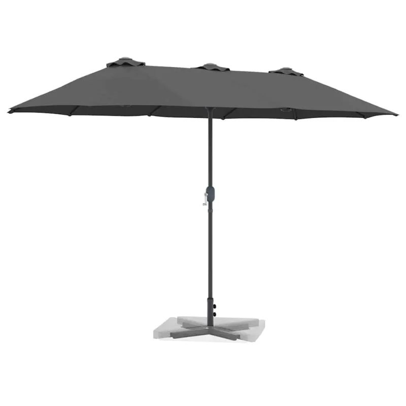 Sodo skėtis Antracitas 370 x 197 x 239 cm