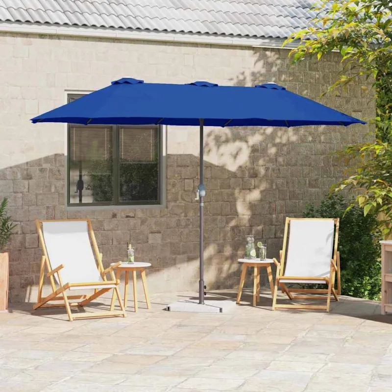 Sodo skėtis Azurblau 370 x 197 x 239 cm