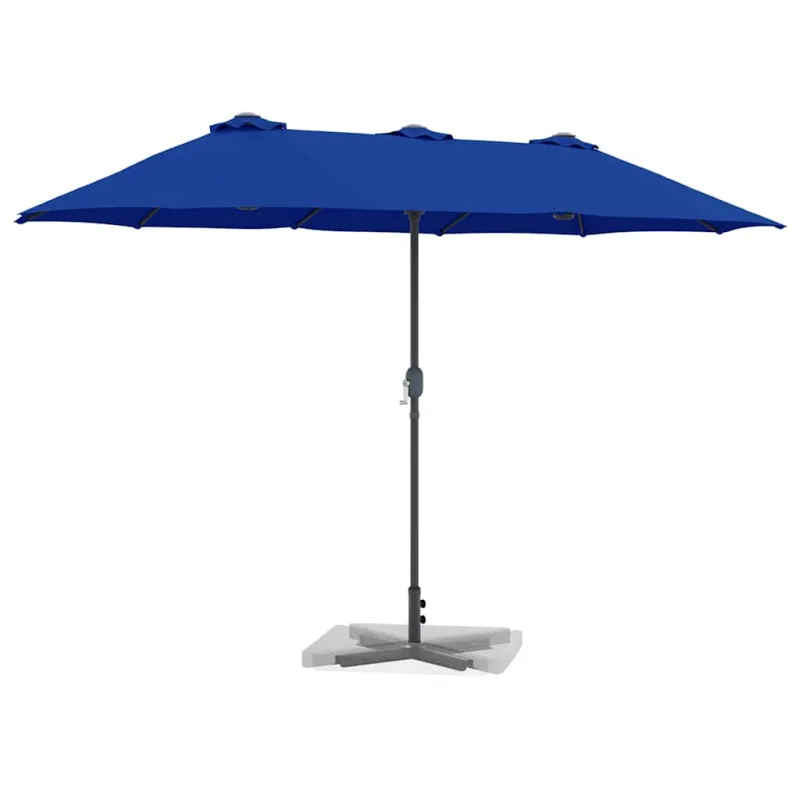 Sodo skėtis Azurblau 370 x 197 x 239 cm