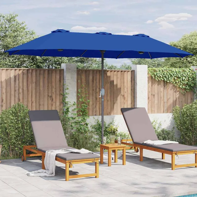 Sodo skėtis Azurblau 370 x 197 x 239 cm
