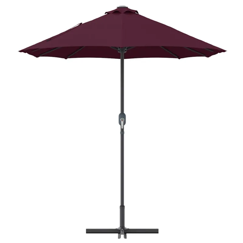 Sodo skėtis Bordo raudona 370 x 197 x 239 cm
