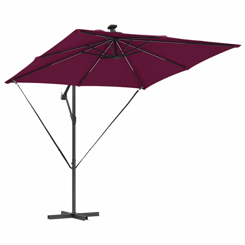 Skėtis nuo saulės Bordo raudona 249 x 249 x 250 cm