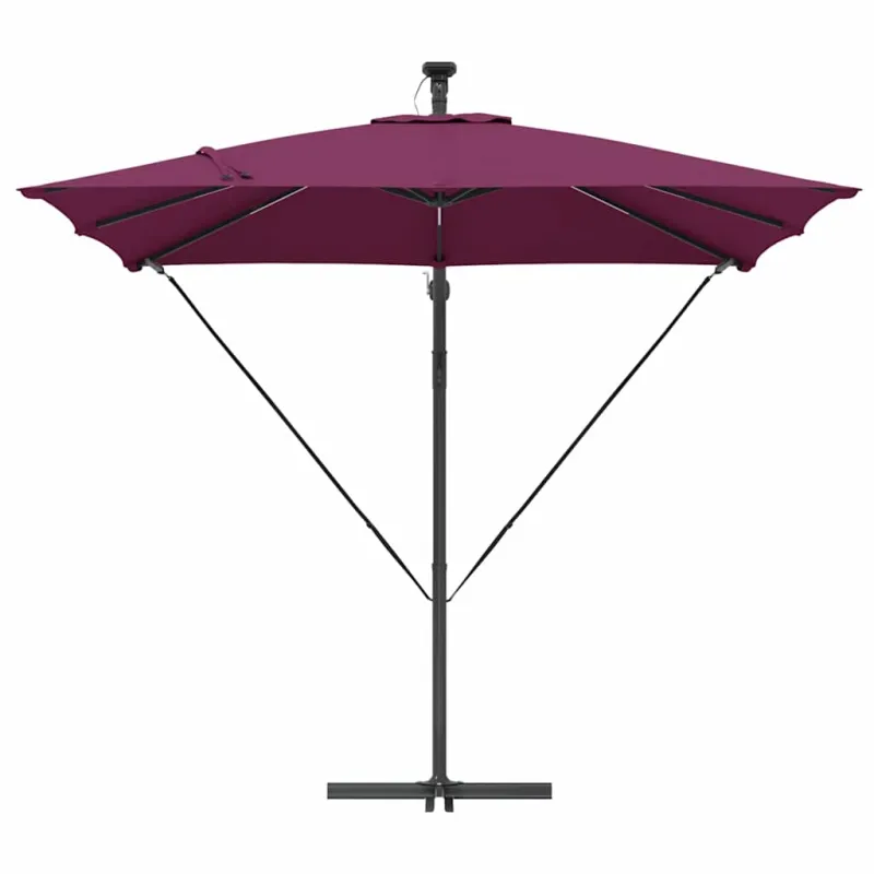 Skėtis nuo saulės Bordo raudona 249 x 249 x 250 cm