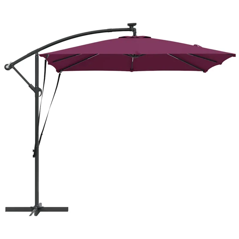 Skėtis nuo saulės Bordo raudona 249 x 249 x 250 cm