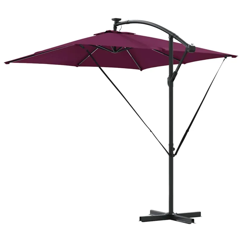 Skėtis nuo saulės Bordo raudona 249 x 249 x 250 cm