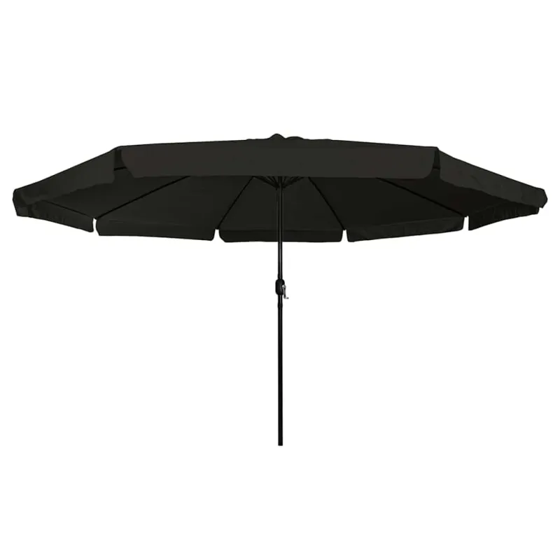 Sodo skėtis Juoda 394 x 394 x 248 cm Poliesteris ir plienas