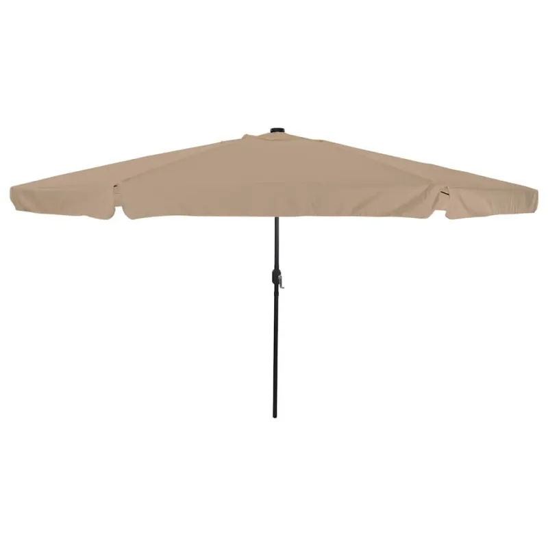 Sodo skėtis Taupe 395 x 395 x 245 cm Poliesteris