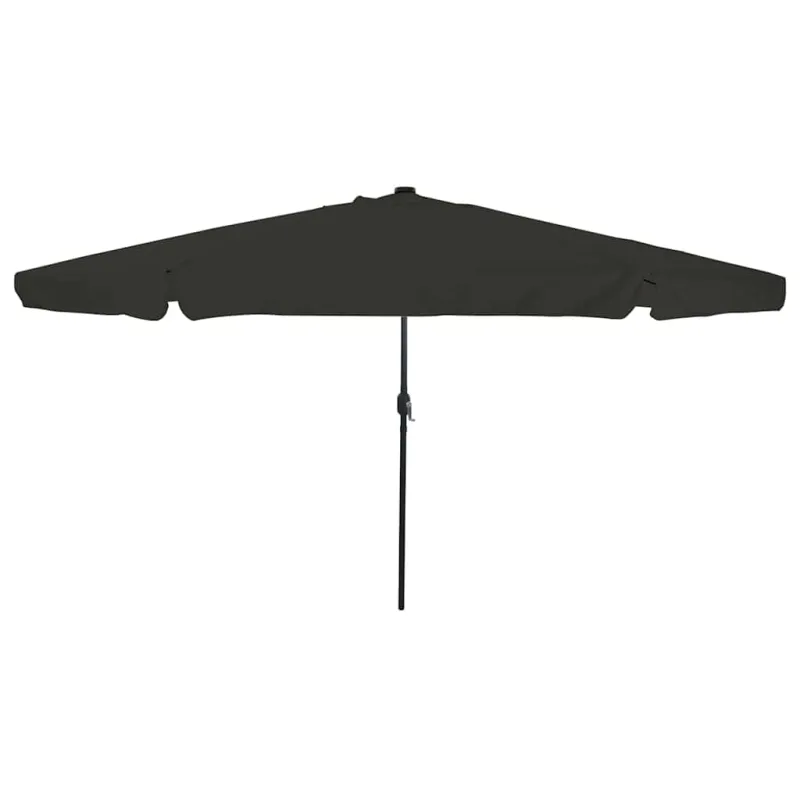 Sodo skėtis Juoda 395 x 395 x 245 cm Poliesteris