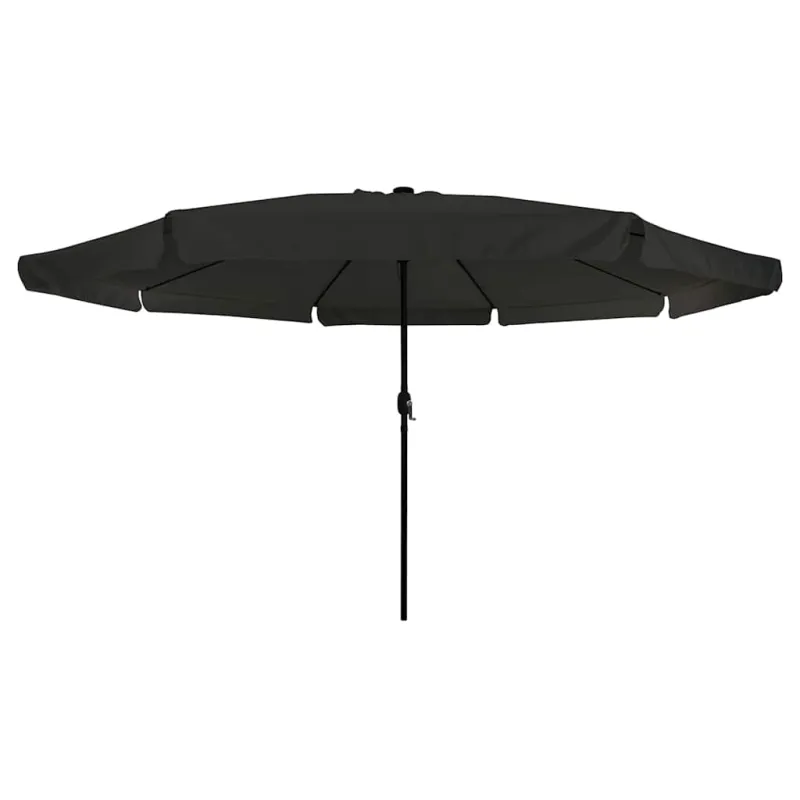 Sodo skėtis Juoda 395 x 395 x 245 cm Poliesteris
